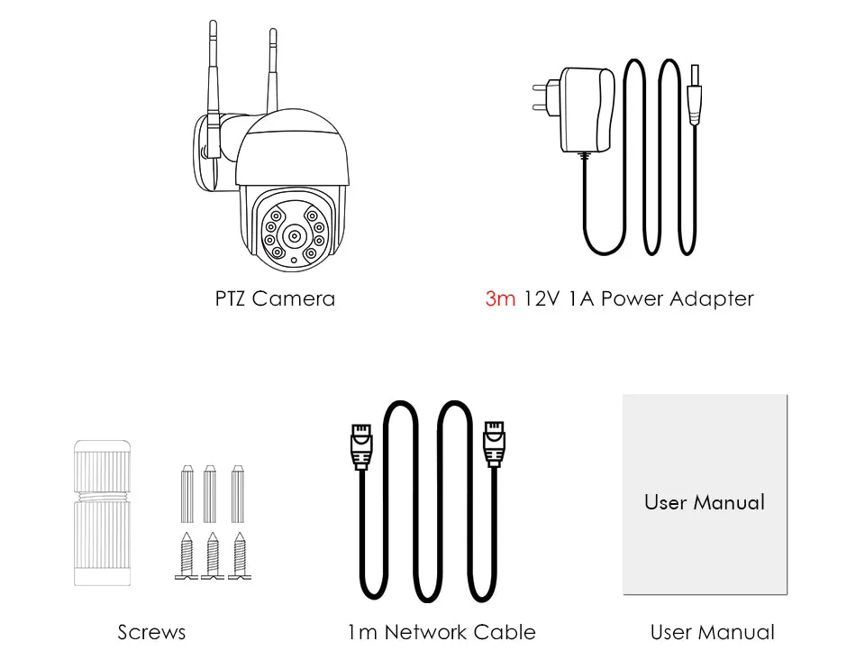 Wireless Security Camera with 32Gb SD Card