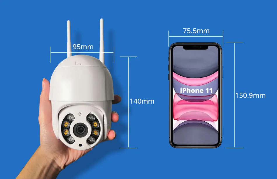 Wireless Security Camera with 32Gb SD Card