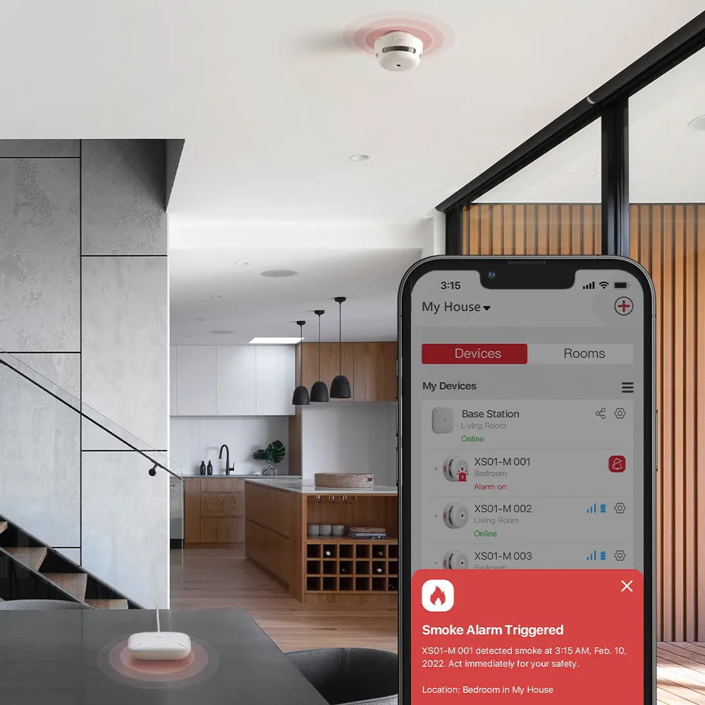 X-Sense Smart Interconnected Smoke Alarm Kit
